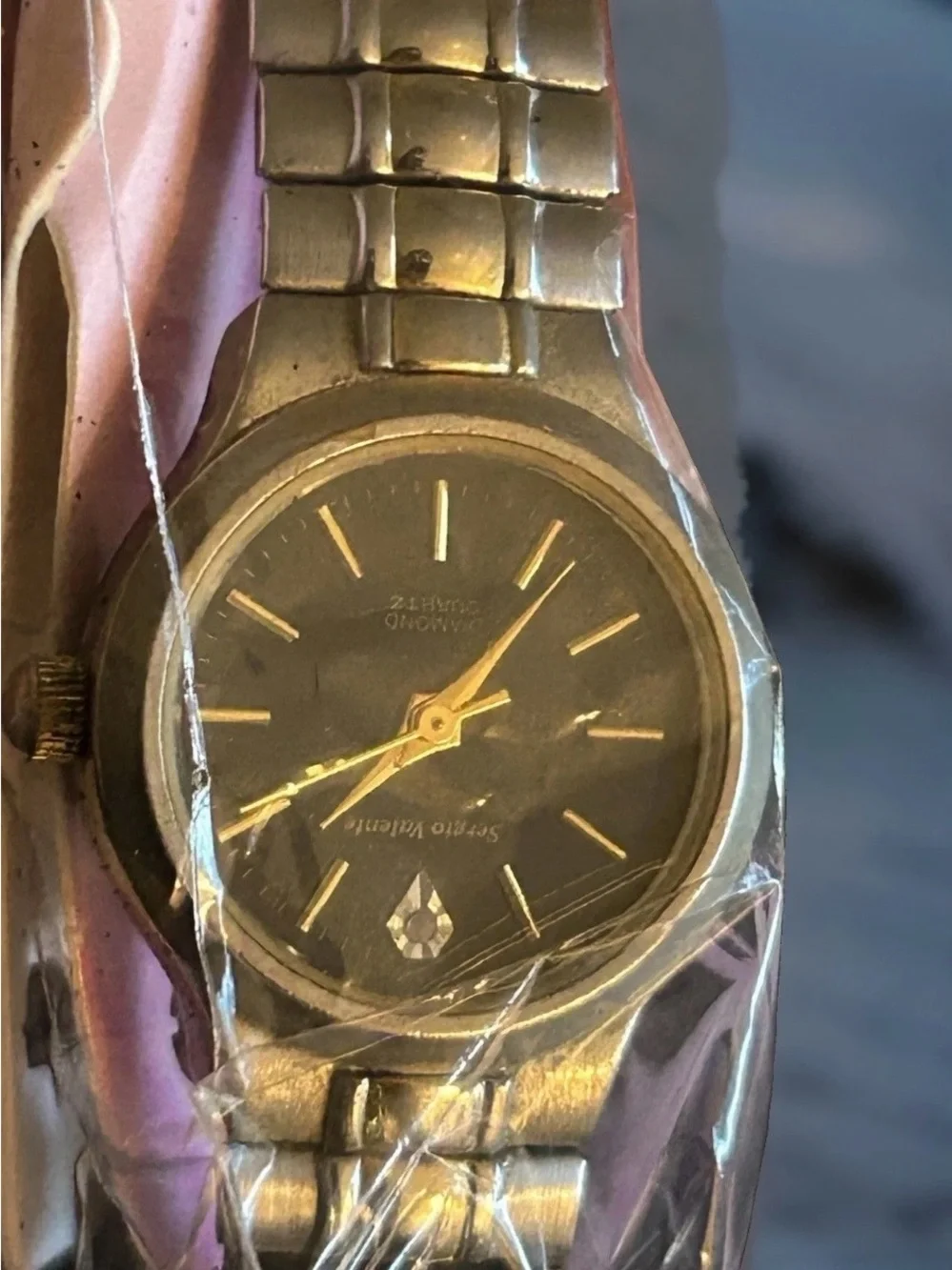Sergio Valente Diamond Quartz Watch